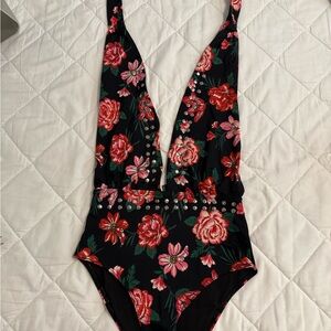 Asos Floral Women One Piece Swimsuit
